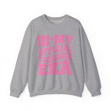 Teen Birthday Sweatshirt - "In My Official Teenager Era" Pink Graphic Crewneck