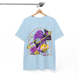 Cosmic Wizard Tee, Celestial Art Shirt, Unisex Heavy Cotton Tee, Astrology Gift, Space Design Apparel, Unique Graphic T-Shirt