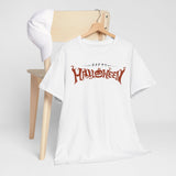 Happy Halloween Unisex Heavy Cotton Tee, Spooky Shirt, Fall Fashion, Pumpkin Tee, Halloween Costume, Gift for Halloween Lovers