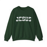 Jesus Crewneck Sweatshirt — Vintage Distressed Faith Pullover