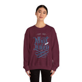 Crewneck Sweatshirt - "You Are What You Listen To" Music Quote Graphic