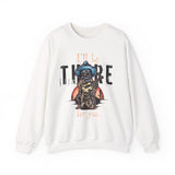 Crewneck Sweatshirt — "I'll Be There For You" Skeleton Cowboy Graphic