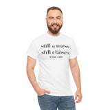 Faith-Inspired Unisex Heavy Cotton Tee, Inspirational Quote Shirt, Christian Apparel, Gift for Believers, Everyday Wear, Bible Verse Tee