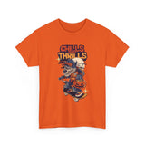 Halloween Skateboard Tee, Chills and Thrills Graphic T-Shirt, Unisex Cotton Shirt, Fall Fashion, Halloween Costume, Gift for Skaters