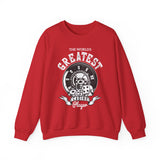Casino Player Sweatshirt — "The World's Greatest" Vintage Dice & Roulette Crewneck