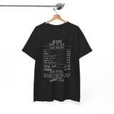 Christian Receipt T-Shirt — "Jesus Paid It All" Faith Tee
