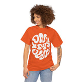 Groovy Unisex Heavy Cotton Tee | Perfect for Everyday Wear, Gifts, Casual Outings, Music Festivals, and Eco-Friendly Fashion