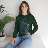 Crewneck Sweatshirt - "You Are What You Listen To" Music Quote Graphic