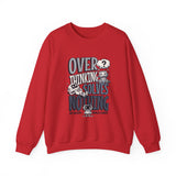 Crewneck Sweatshirt – "Overthinking Solves Nothing" Graphic Pullover