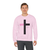 Inspirational Faith Sweatshirt, Jesus Loves You Crewneck, Christian Apparel, Religious Gift, Spiritual Comfort Wear, Casual Unisex Sweater