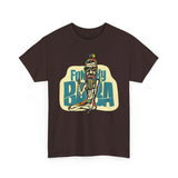Funky Baba Unisex Heavy Cotton Tee, Retro T-Shirt, Casual Wear, Gift for Tea Lovers, Summer Outfit, Streetwear
