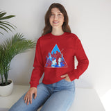 Ski Silhouette Crewneck Sweatshirt — Blue Mountain Snowboard Graphic