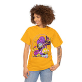 Cosmic Wizard Tee, Celestial Art Shirt, Unisex Heavy Cotton Tee, Astrology Gift, Space Design Apparel, Unique Graphic T-Shirt