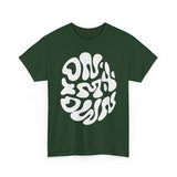 Groovy Unisex Heavy Cotton Tee | Perfect for Everyday Wear, Gifts, Casual Outings, Music Festivals, and Eco-Friendly Fashion