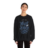Crewneck Sweatshirt - "You Are What You Listen To" Music Quote Graphic