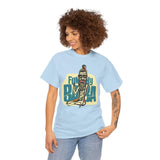 Funky Baba Unisex Heavy Cotton Tee, Retro T-Shirt, Casual Wear, Gift for Tea Lovers, Summer Outfit, Streetwear