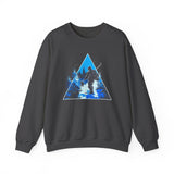 Ski Silhouette Crewneck Sweatshirt — Blue Mountain Snowboard Graphic