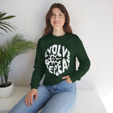 Evolve or Repeat Crewneck Sweatshirt — Motivational Graphic Sweatshirt