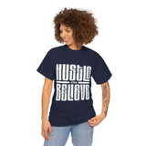 Hustle and Believe Tee - Motivational Unisex Cotton T-Shirt, Gift for Entrepreneurs, Inspirational Apparel, Everyday Wear, Fitness Top