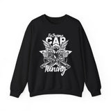 Crewneck Sweatshirt — “Extreme Cap Tuning” Engine Skull Graphic