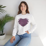 Burning Love Flame Crewneck Sweatshirt