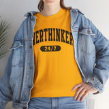 Overthinker 24/7 T-Shirt — Funny Graphic Tee for Anxious Thinkers