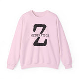 Generation Z Crewneck Sweatshirt - Minimal Retro 'Z' Graphic
