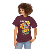 Floral Bloom Unisex Tee, Comfortable Cotton Shirt, Nature Lover's Gift, Casual Wear, Spring Fashion, Gifts for Gardeners