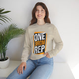 One More Rep Sweatshirt – Motivational Gym Crewneck
