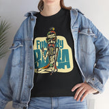 Funky Baba Unisex Heavy Cotton Tee, Retro T-Shirt, Casual Wear, Gift for Tea Lovers, Summer Outfit, Streetwear