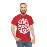Groovy Unisex Heavy Cotton Tee | Perfect for Everyday Wear, Gifts, Casual Outings, Music Festivals, and Eco-Friendly Fashion