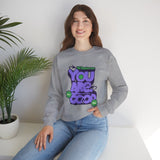 Crewneck Sweatshirt — "Whatever, You Are A Mood" Retro Graphic Crew
