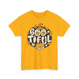 Boo-tiful Halloween Tee | Unisex Cotton Shirt for Fall Festivities, Party Wear, Trick or Treat, Cozy Casual Style, Halloween Gift