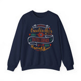 Creativity Is Intelligence Sweatshirt – Inspirational Graphic Crewneck