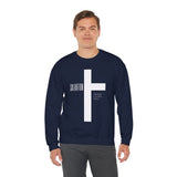 Inspirational Faith Sweatshirt, Jesus Loves You Crewneck, Christian Apparel, Religious Gift, Spiritual Comfort Wear, Casual Unisex Sweater
