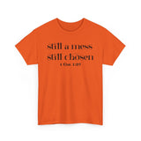 Faith-Inspired Unisex Heavy Cotton Tee, Inspirational Quote Shirt, Christian Apparel, Gift for Believers, Everyday Wear, Bible Verse Tee