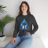 Ski Silhouette Crewneck Sweatshirt — Blue Mountain Snowboard Graphic