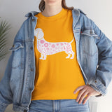 Dachshund Floral Silhouette Tee