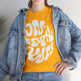 Groovy Unisex Heavy Cotton Tee | Perfect for Everyday Wear, Gifts, Casual Outings, Music Festivals, and Eco-Friendly Fashion