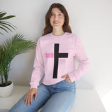 Inspirational Faith Sweatshirt, Jesus Loves You Crewneck, Christian Apparel, Religious Gift, Spiritual Comfort Wear, Casual Unisex Sweater