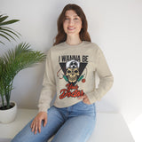 Doctor Skull Sweatshirt — "I Wanna Be Your Doctor" Medical Graphic Crewneck