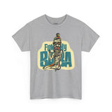 Funky Baba Unisex Heavy Cotton Tee, Retro T-Shirt, Casual Wear, Gift for Tea Lovers, Summer Outfit, Streetwear