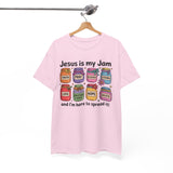 Jesus Is My Jam T-Shirt — Christian Faith Graphic Tee (Love, Pray, Believe)