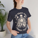 Cowboy Tears Tee - Funny Unisex Jersey Shirt, Western Style Graphic Tee, Gift for Cowgirls, Casual Wear, Unique Outdoor Shirt