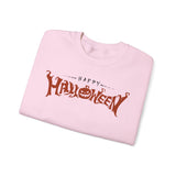 Halloween Crewneck Sweatshirt, Cozy Fall Fashion, Unisex Halloween Apparel, Pumpkin Sweater, Spooky Season Gift