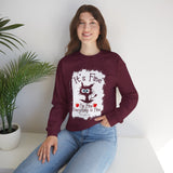 Funny 'It's Fine' Cat Sweatshirt — Cute Black Cat Graphic Crewneck
