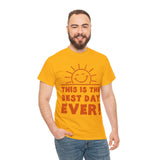 Cheerful Motivational Tee for Every Occasion, Unisex Cotton Shirt, Positive Vibe T-Shirt, Gift for Friends, Fun Day Wear
