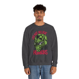 Alien Graphic Sweatshirt — "I Do Not Believe in Humans" Crewneck