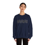 Destroy Graphic Crewneck Sweatshirt – Bold Text Streetwear Pullover