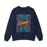 Me Over Them Crewneck Sweatshirt — Bold Retro Graphic Pullover